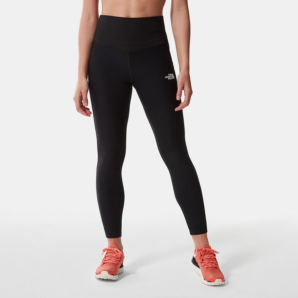 The North Face Leggings Womens Australia - The North Face Dune Sky 7/8 Black Running & Training (IRE